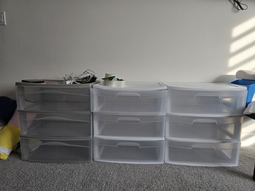 3 Plastic Drawer