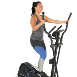 Exerpeutic Magnetic Flywheel Elliptical Trainer Machine for Home Gym with Natural Elliptical Motion, Bluetooth MyCloudFitness Tracking and Pulse Rate 