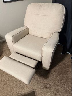 Reclining Nursery Swivel Rocker Chair