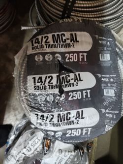 14/2 MC-AL Metal Clad Wire