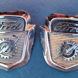 1(contact info removed) 1(contact info removed) FORD F100 TRUCK HOOD EMBLEM ORNAMENT ORIGINAL!