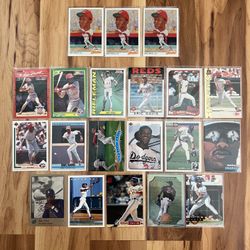 Eric Davis Near Mint Card Lot 
