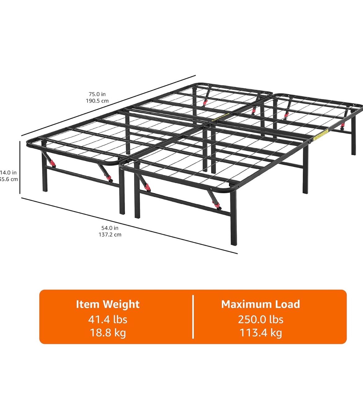 Full Foldable Bed Frame