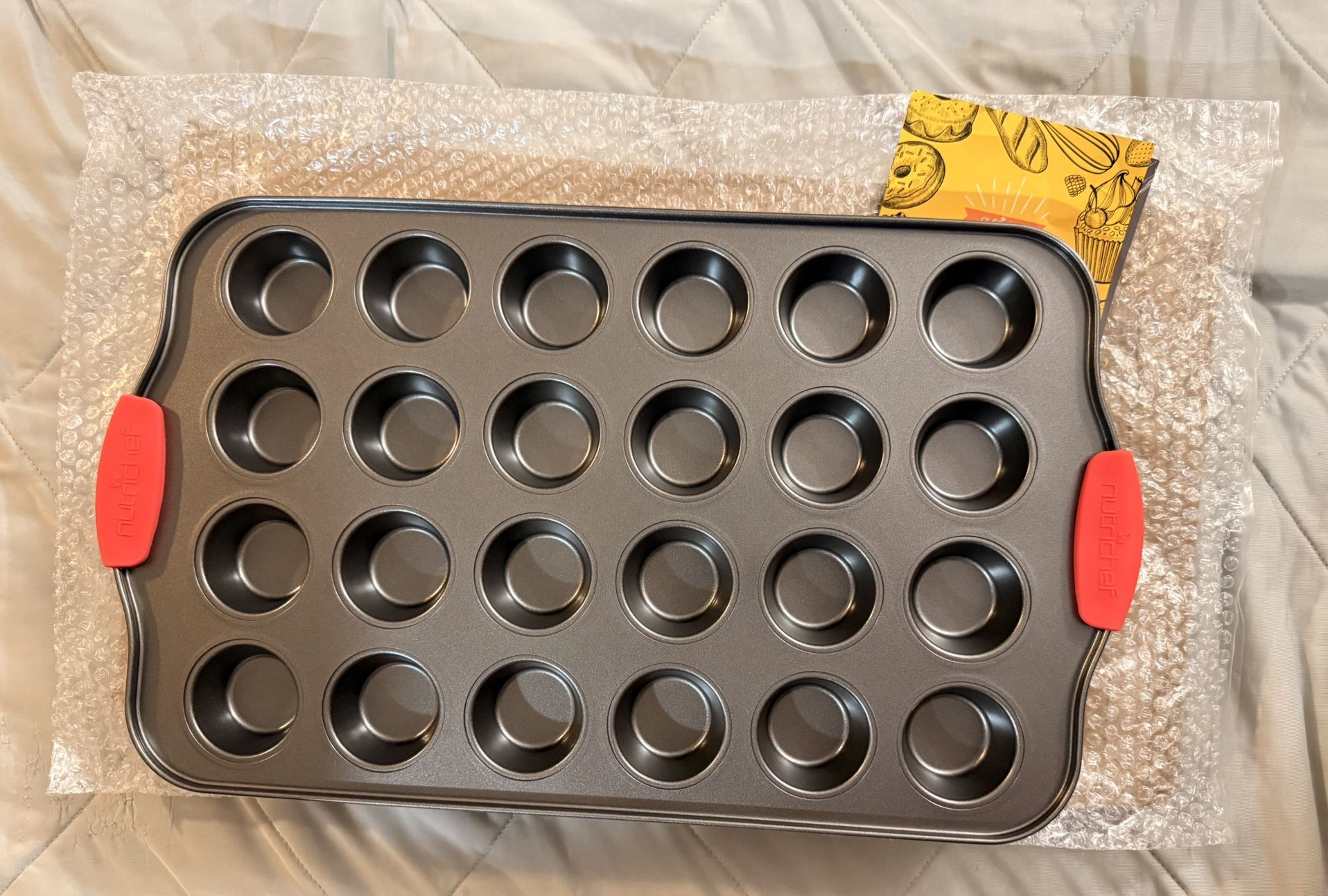 New NutriChef 24-Cup Nonstick Mini Muffin Pan