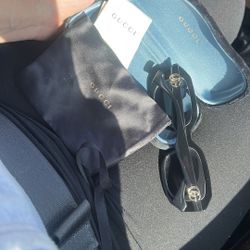 Gucci GG Black Gold Glasses 