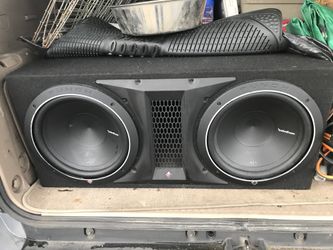 12in Rockford SubWoofer With Box