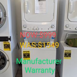 WashTower 3.8cu Top Load Washer with Agitator and 5.9cu Vented Electric Dryer 