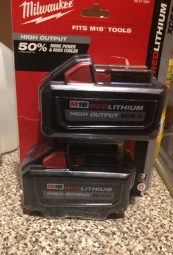 Milwaukee Red Lithium Dual Pack