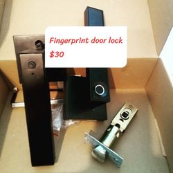 Black Fingerprint Door Lock 