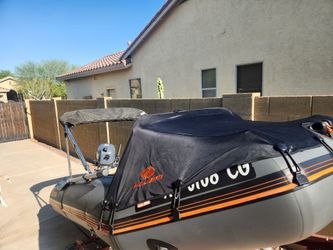 Kolibri/Saturn 360d inflatane RIB boat w/6hp yamaha