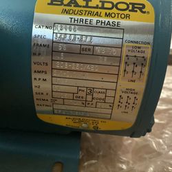 BALDOR Industrial Motor phase 3 M3108