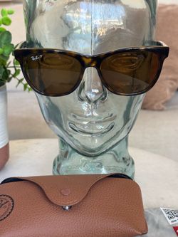 Ray-Ban Polarized Tortoise Sunglasses with Case