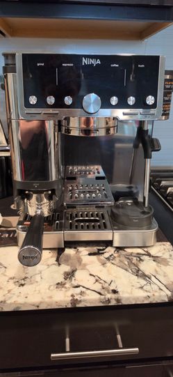 Ninja Luxe Cafe Pro Series 4-in-1 Espresso Coffee Cold Brew Hot Water Machine Stainless Steel