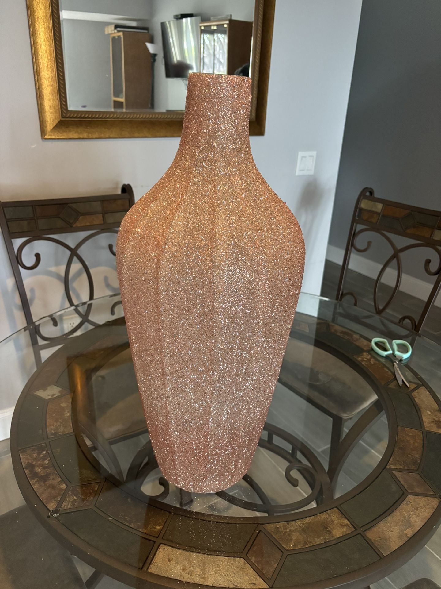 Zgallerie pink /Blush glass Tall Vases
