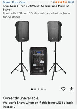 P A SYSTEM  / SPEAKERS