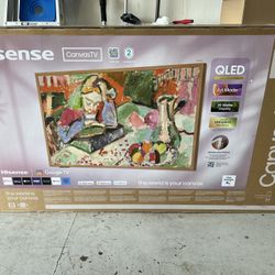 HISENSE CANVAS TV 55 INCH NEW IN BOX