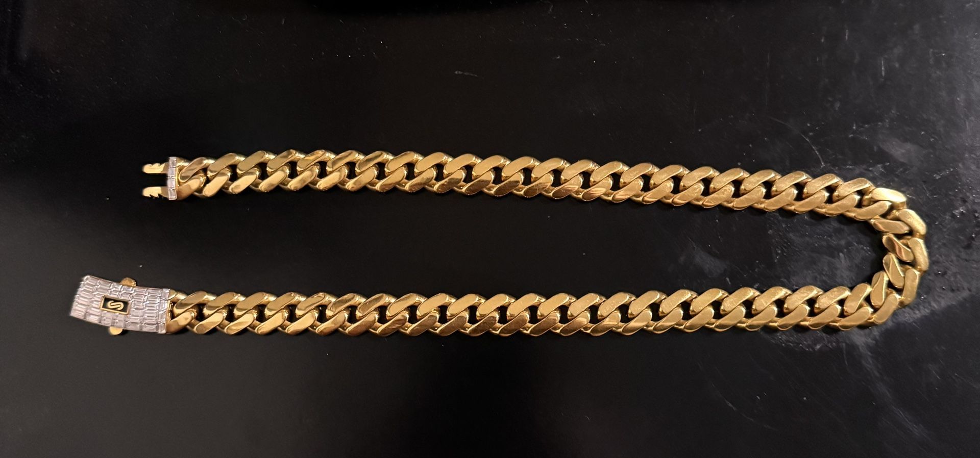 10k Gold Monaco Chain 