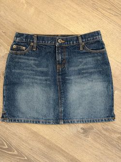 Denim Mini Skirt