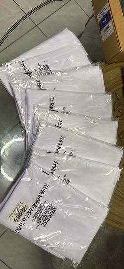 14 pack 54” square white tablecloth