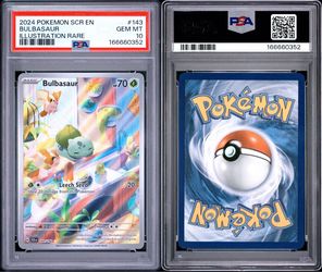 PSA 10 Bulbasaur #143 IR – Stellar Crown – Pokemon TCG Card