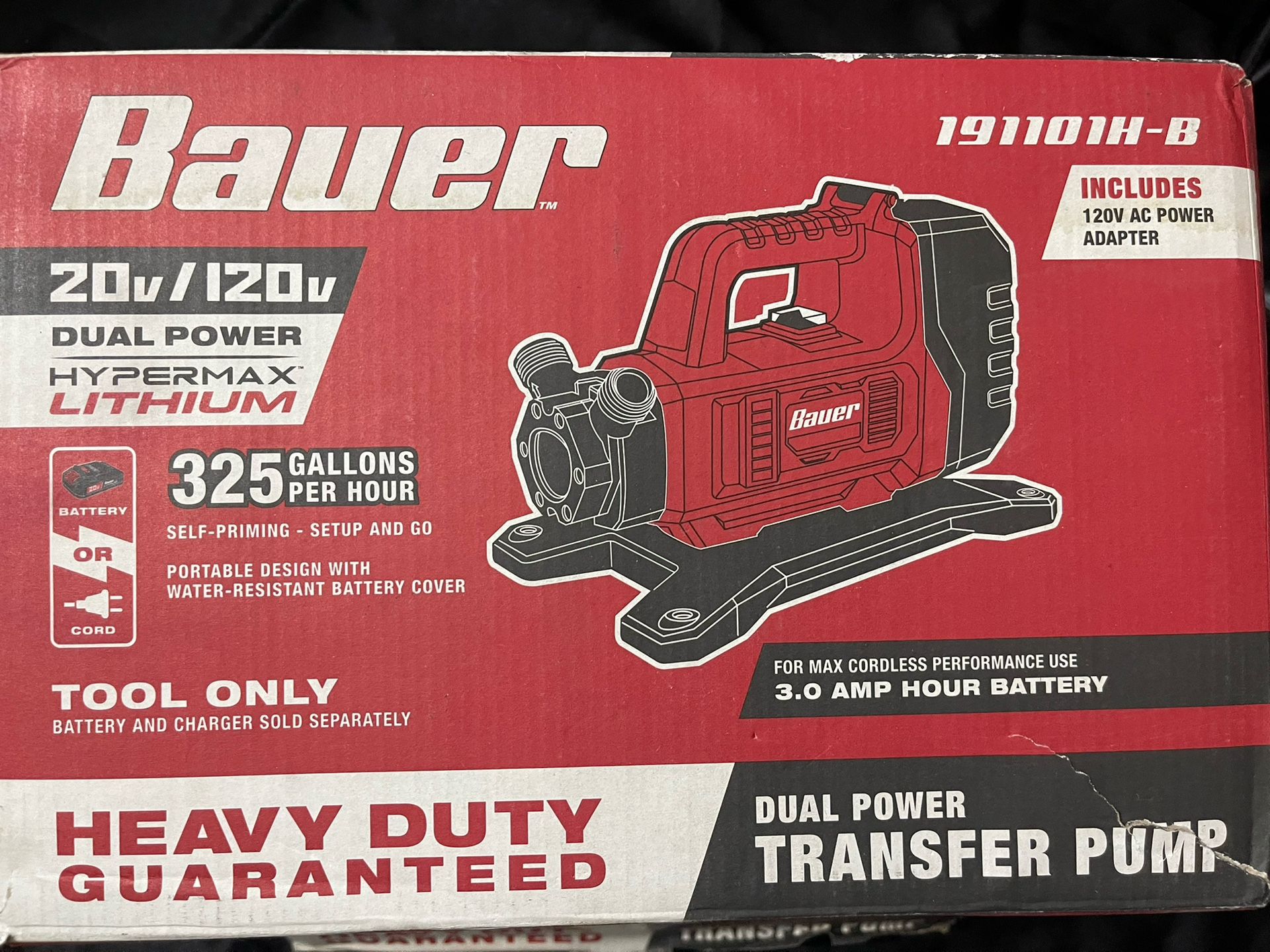 Bauer Dual Power Transfer Pump.