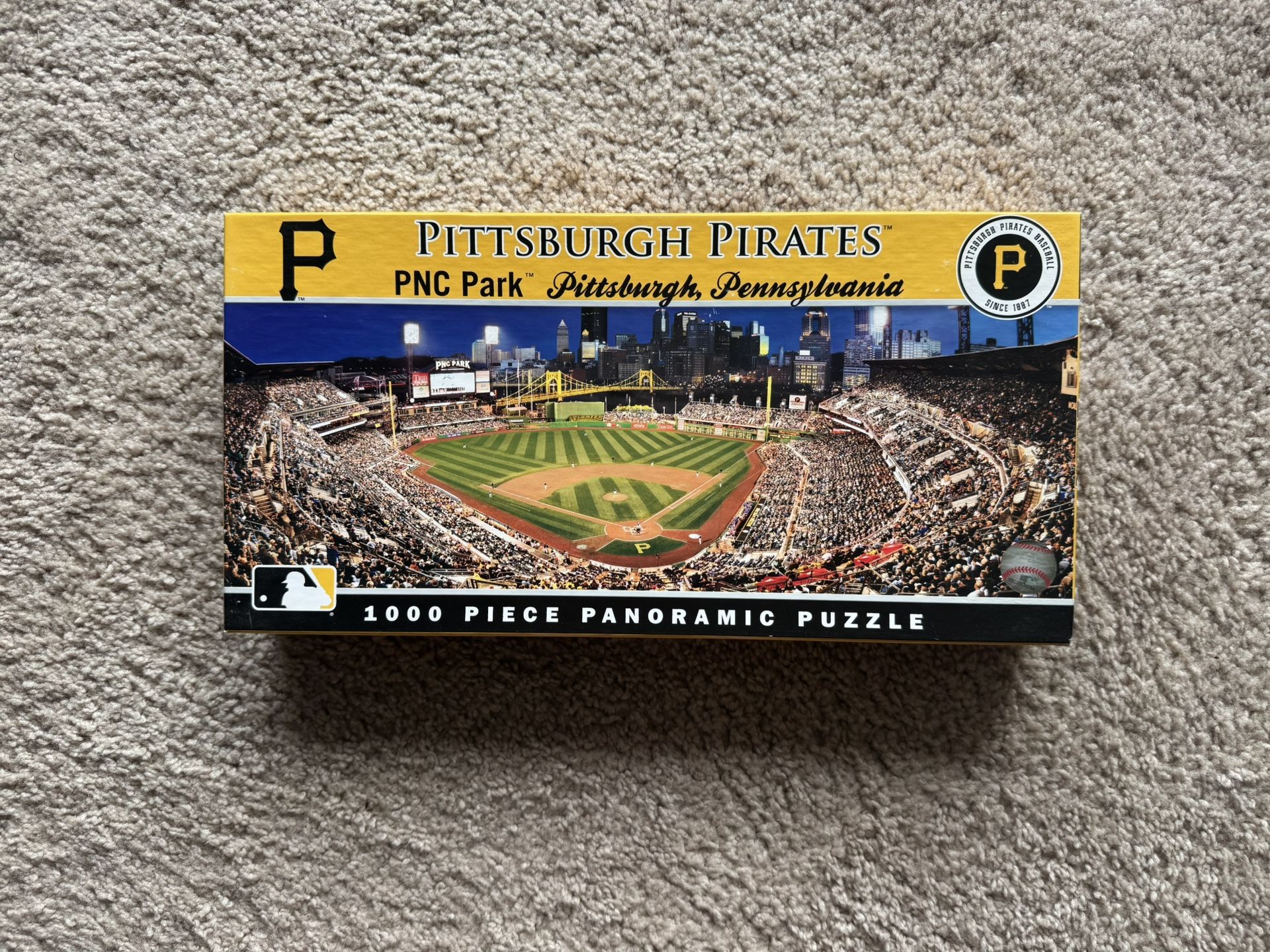 PITTSBURGH PIRATES PANORAMIC JIGSAW PUZZLE MLB 1000 PC PNC PARK PENNSYLVANIA