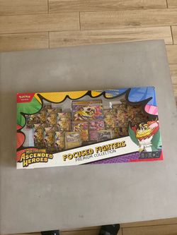 Pokémon Mega Evolution Ascended Heroes Focused Fighters Premium Collection