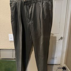 Perry Ellis Portfolio Men's Gray Dress Pants