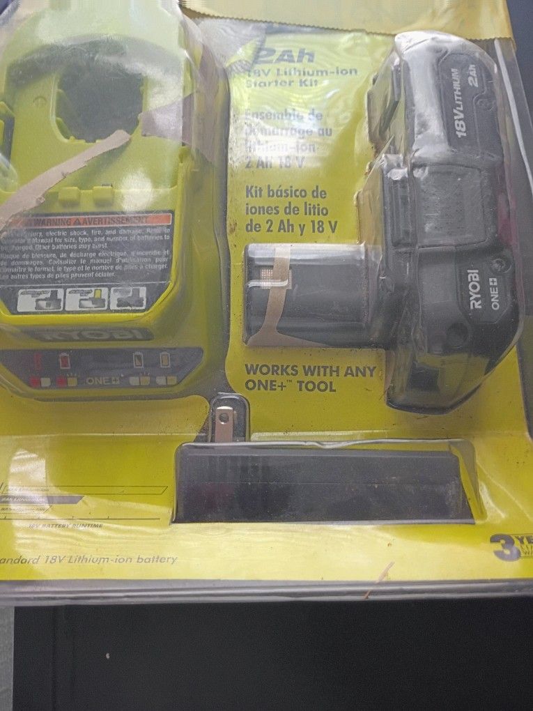 Ryobi Battery Pack +Charger