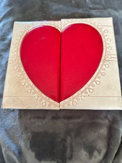 Heart-Shaped Decorative Keepsake Box