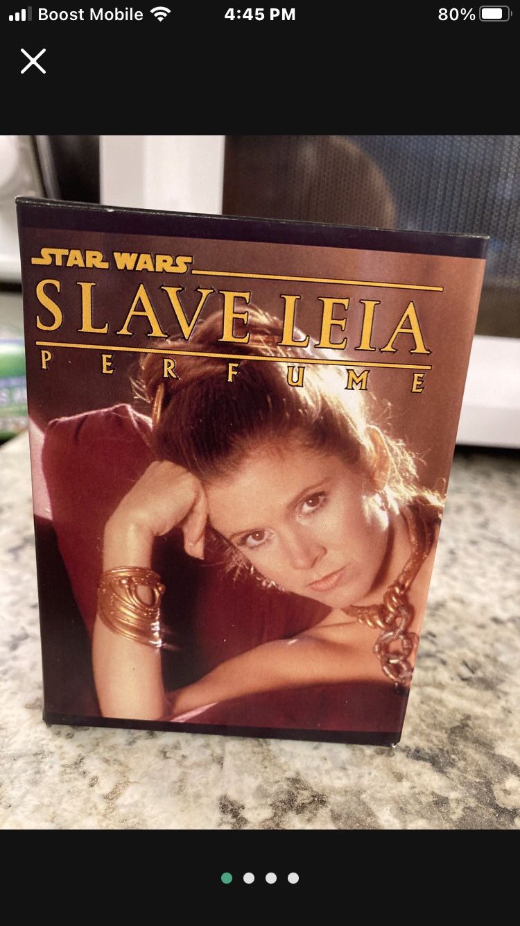 Star Wars Slave Leia 2010 Vintage Perfume Collectable