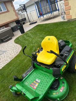 About brand new John Deere zero turn with only 12.3 hours