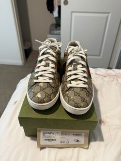 Gucci GG Supreme Bees Ace Sneakers