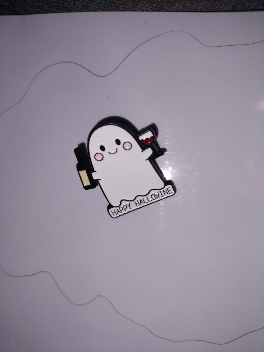 Wine Ghost Pin