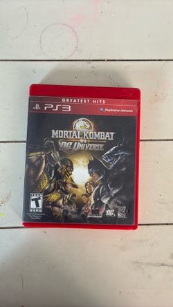 PlayStation3 mortal Kombat versus DC universe game
