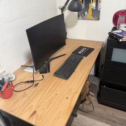 Spacious IKEA Desk