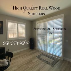 Shutters -Interior Window Shutters - Blinds, Shades, Sliding & French Doors, Persianas De Madera IG: astro_shutters / CALL-TEXT ANYTIME 951-573-2560 