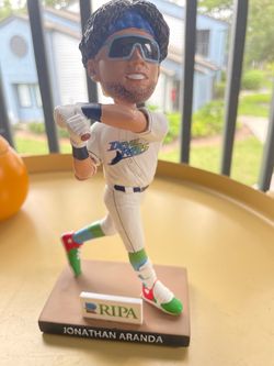 Tampa Bay Rays Jonathan Aranda Bobblehead 2026 SGA Devil Rays Throwback RIPA NIB