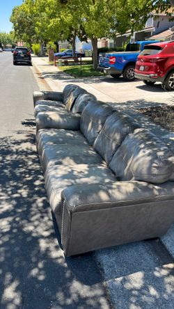 Leather sofas