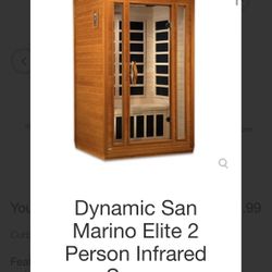 Dynamic San Marino Elite 2-person Ultra Low EMF FAR Infrared Sauna