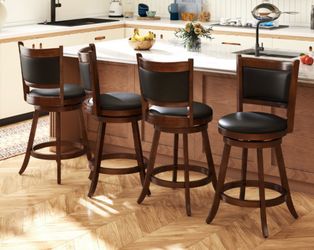 Set of 4 24 In Swivel Counter Stools