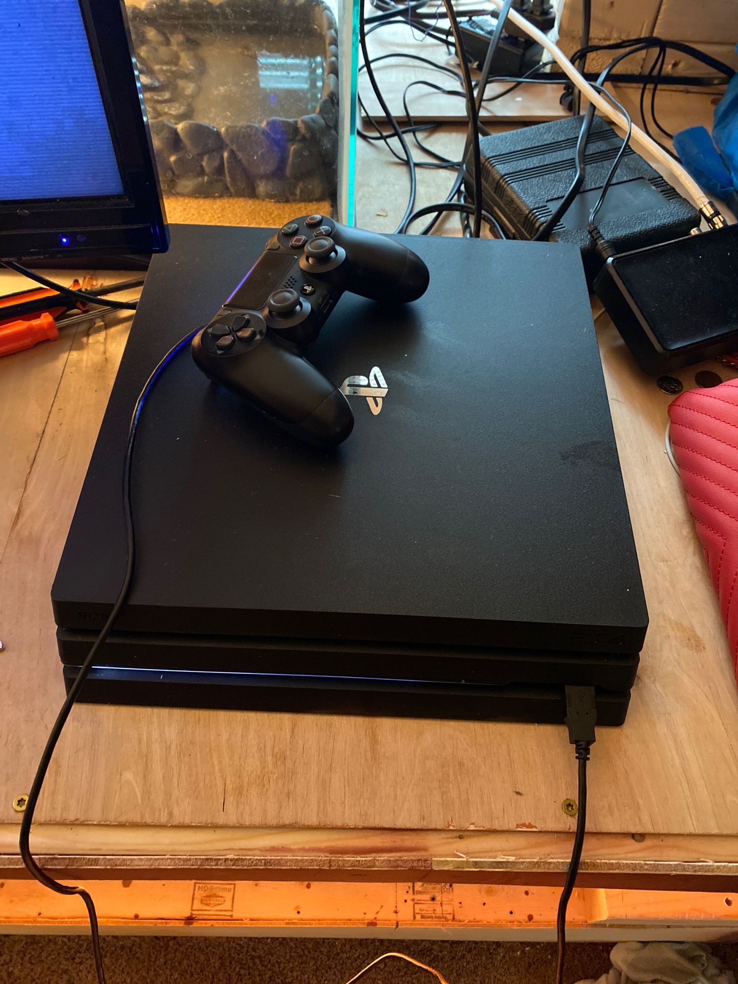 PlayStation 4 ps4 1TB with one controller and one game call of duty black ops 3