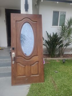 Wood door