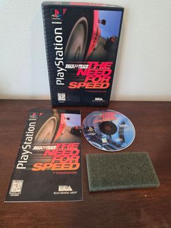 Road & Track Presents: The Need for Speed (Sony PS1)  Long Box Video Game