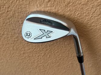 Callaway X Forged 52-12 Wedge Steel RH Chrome Gap Wedge Golf Club