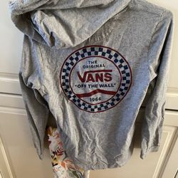 Vans Large Hoodie Long Sleeve. Shirt 