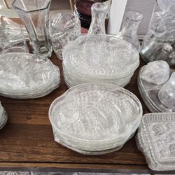Casserole Dish,  Platters,  Plates,  Cups Set 