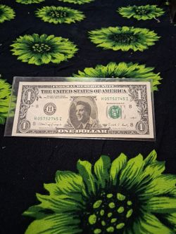 Elvis Presley One Dollar Bill