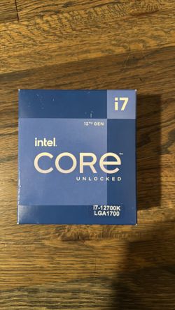 Intel Core I7-12700k Processor