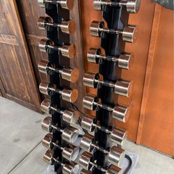 Hampton chrome Dumbbell, NEW. $2.20 per lbs